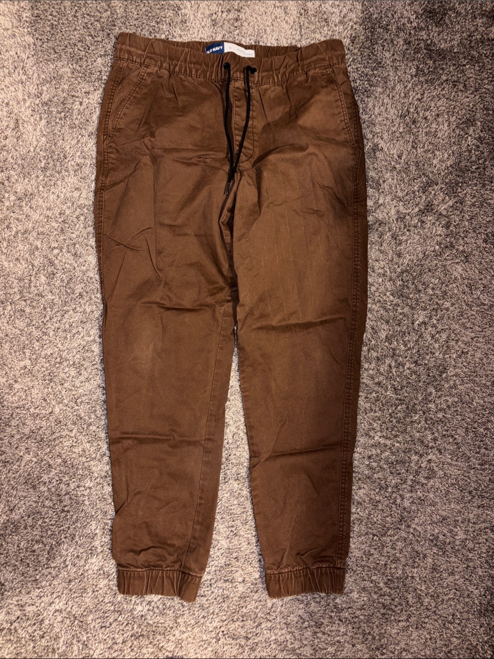 NWOT Old Navy Brown Men's Jogger Pants with Drawstring